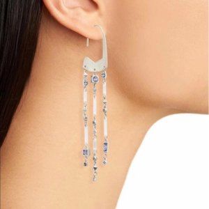 NWT - KENDRA SCOTT Corza Drop Earings Purple Blue